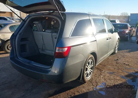 2013 Honda Odyssey Ex из США, поврежденный, VIN 5FNRL5H46DB042327